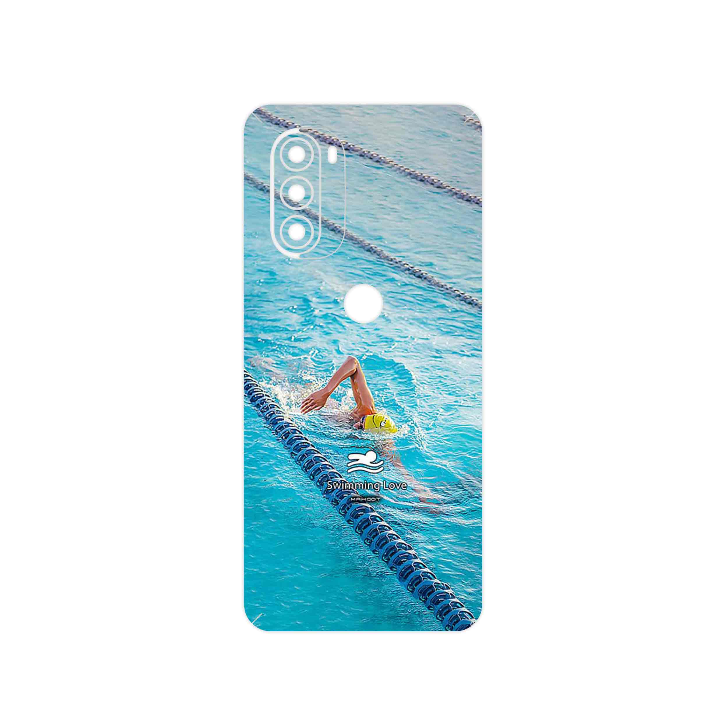 برچسب پوششی ماهوت مدل Swimming مناسب برای گوشی موبایل موتورولا Moto G51 5G