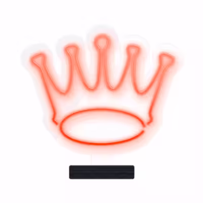 چراغ رومیزی ریموت دار مدل THRONE-GL_ORG-GLASS