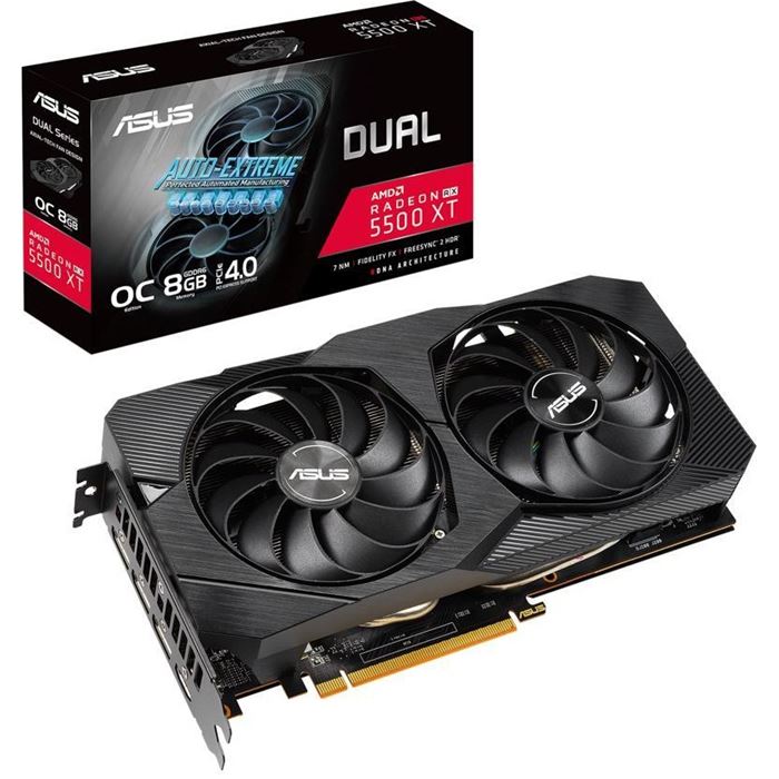 کارت گرافیک ایسوس مدل DUAL-RX5500-O8G-EVO با حافظه 8 گیگابایت