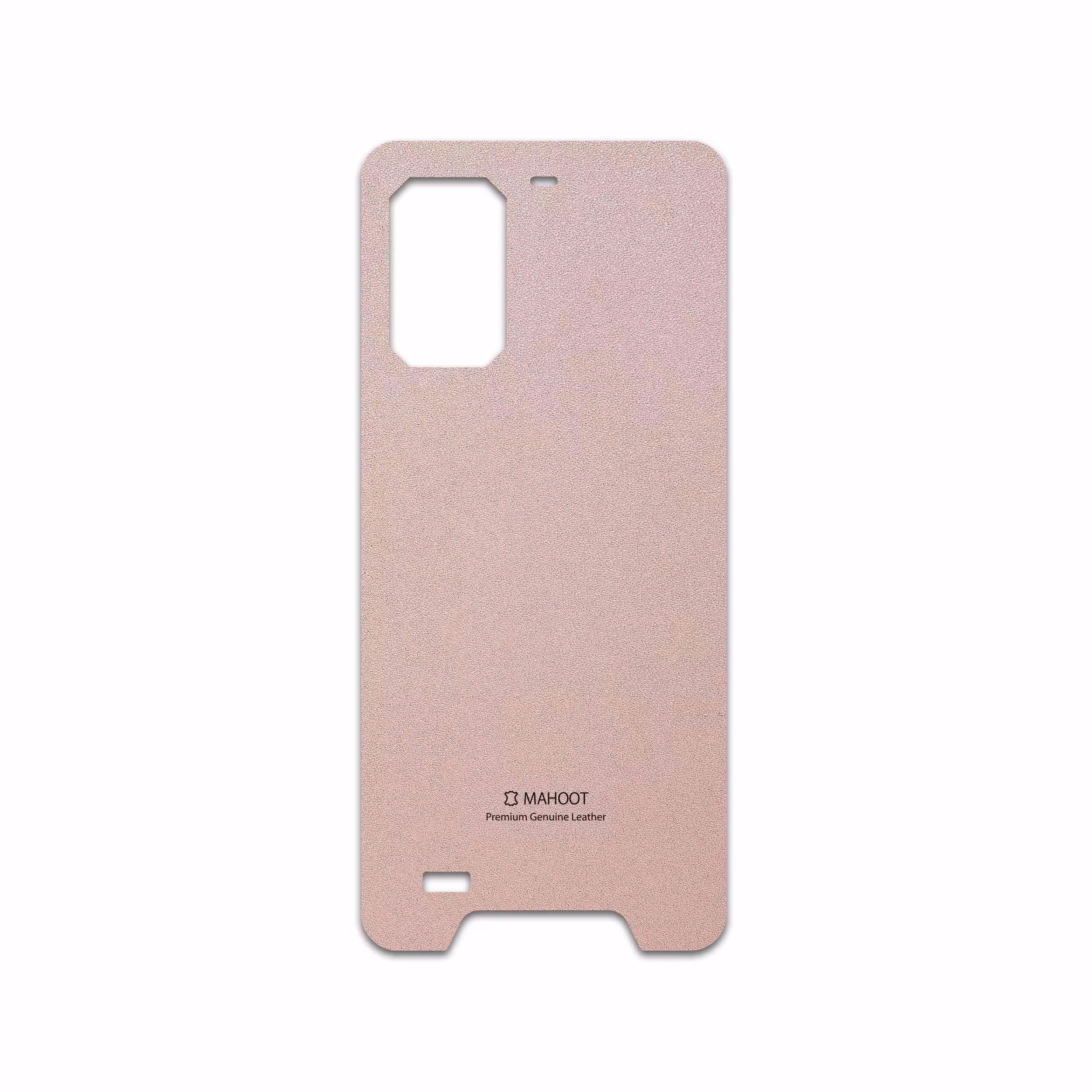 برچسب پوششی ماهوت مدل Rose Gold Leather مناسب برای گوشی موبایل یولفون Armor 7