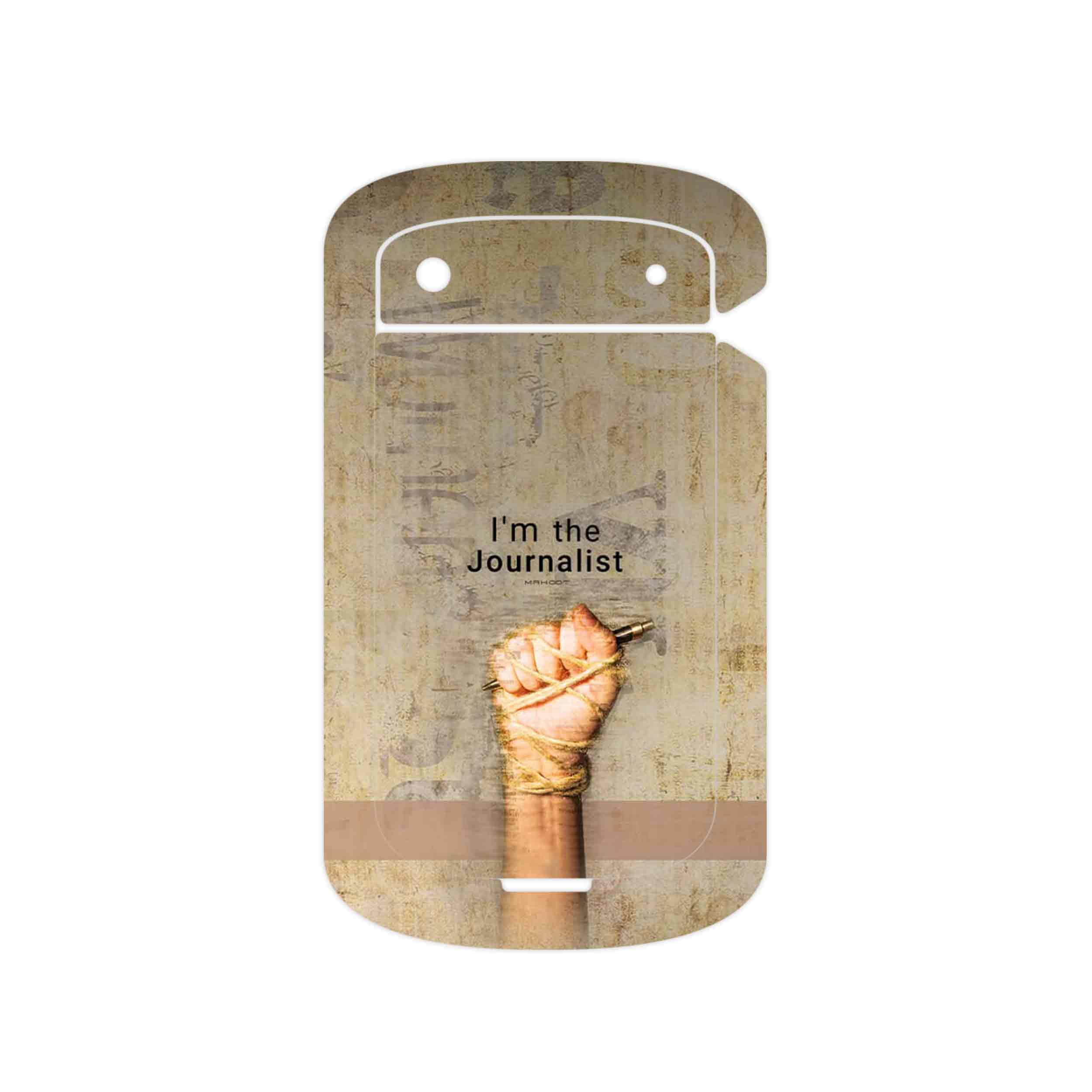 برچسب پوششی ماهوت مدل Journalist مناسب برای گوشی موبایل بلک بری Bold Touch 9900