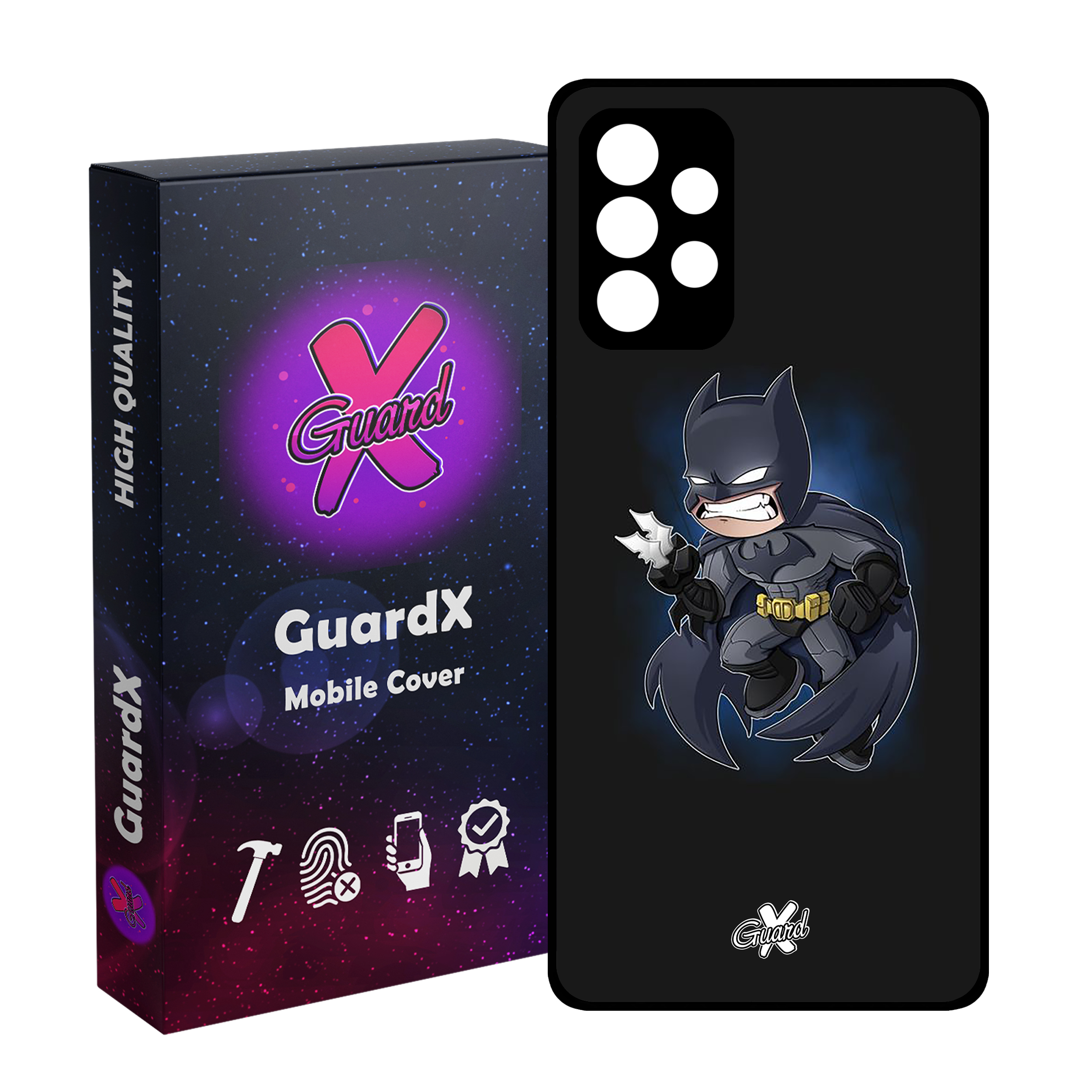 کاور گارد ایکس طرح Batman مدل Glass10049 مناسب برای گوشی موبایل سامسونگ Galaxy A23 4G