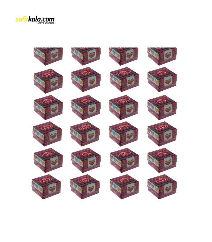 دستمال کاغذی 50 برگ گلریز مدل بافتینه بسته 24 عددی