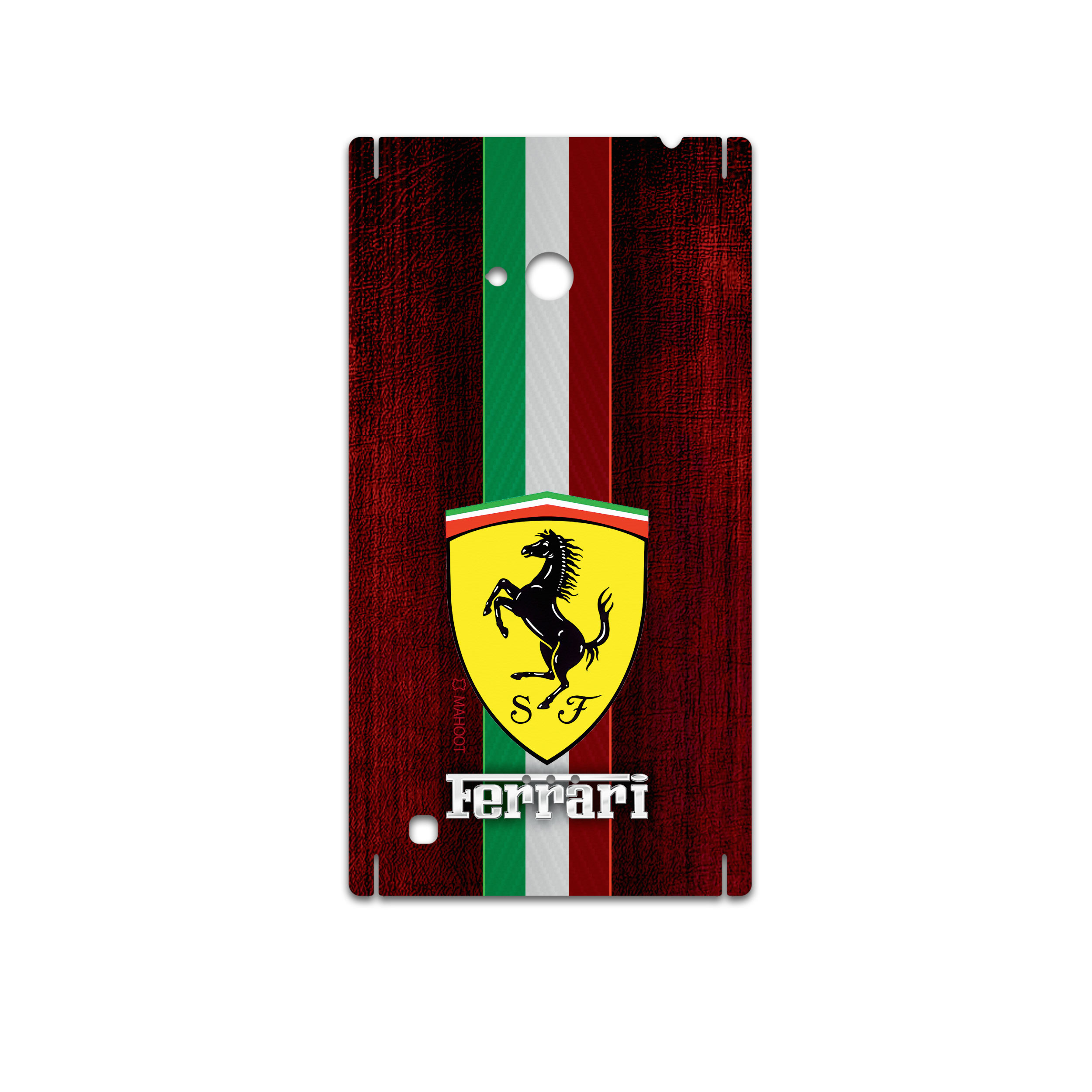 برچسب پوششی ماهوت مدل Ferrari مناسب برای گوشی موبایل نوکیا Lumia 720