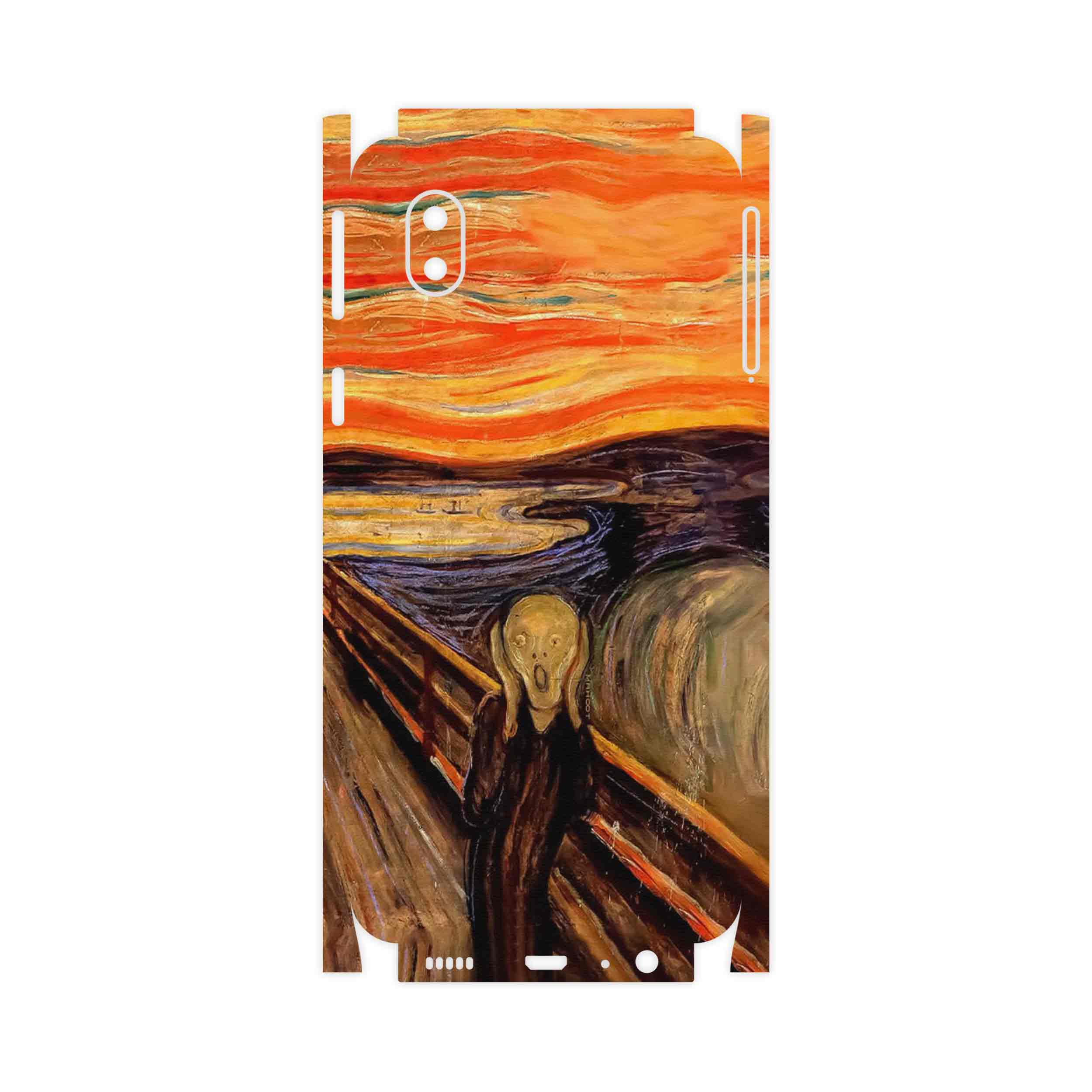 برچسب پوششی ماهوت مدل The Scream of Munch-FullSkin مناسب برای گوشی موبایل سامسونگ Galaxy A01 Core