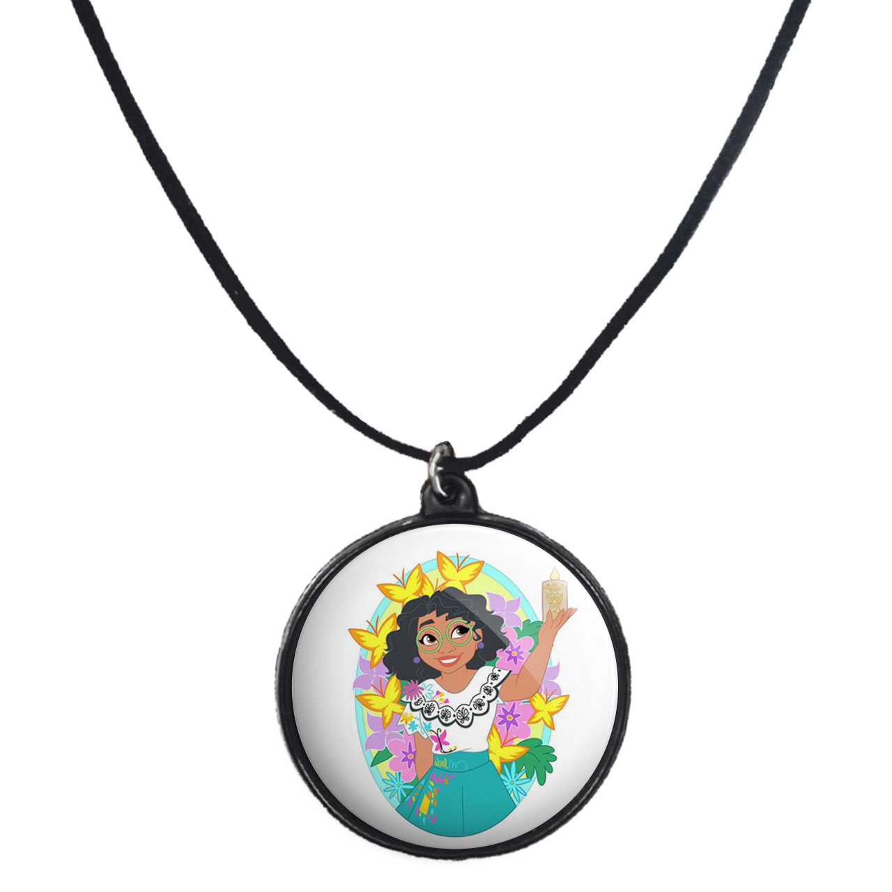 گردنبند پرمانه طرح Encanto کد pmb.26863 مدل دو طرفه