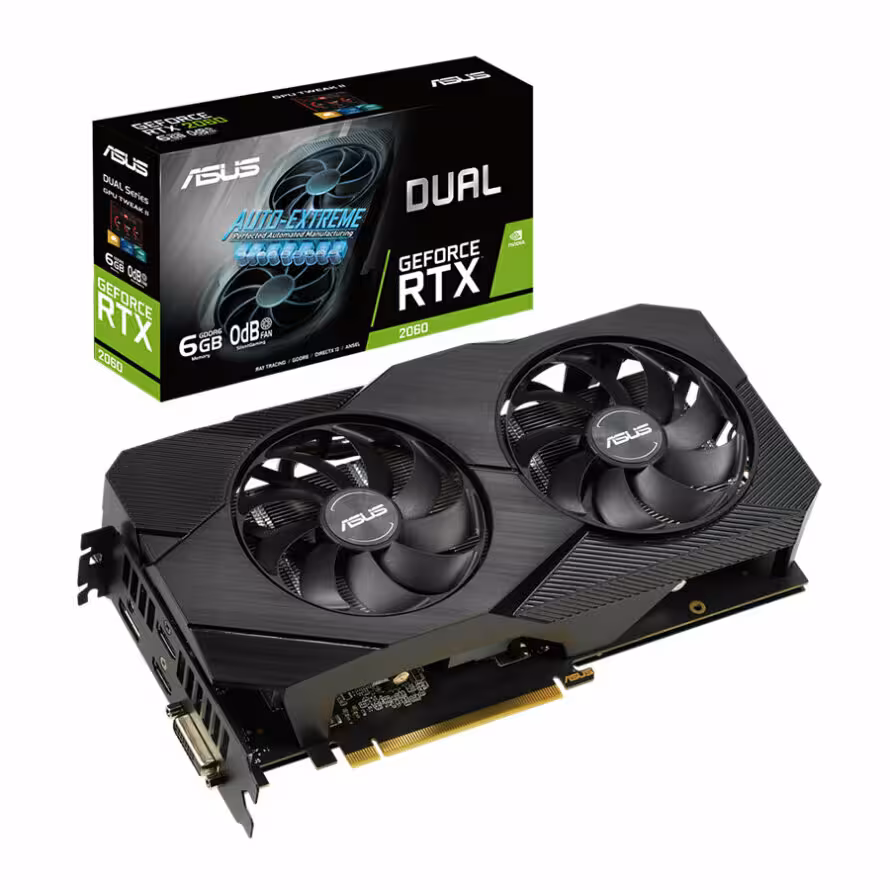 کارت گرافیک ایسوس DUAL RTX 2060 6G EVO
