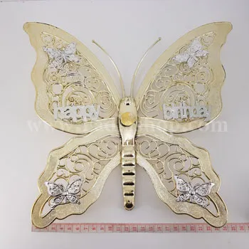 پروانه تزئینی طلایی