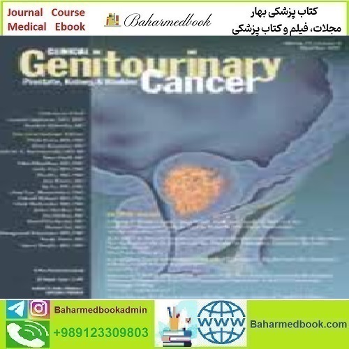 Clinical Genitourinary Cancer Volume 19 Issue 1 to 6 2021 TRU