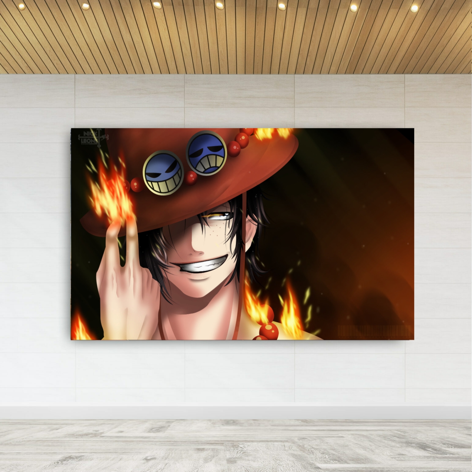 تابلو بوم طرح انیمه وان پیس - One Piece مدل SDB519