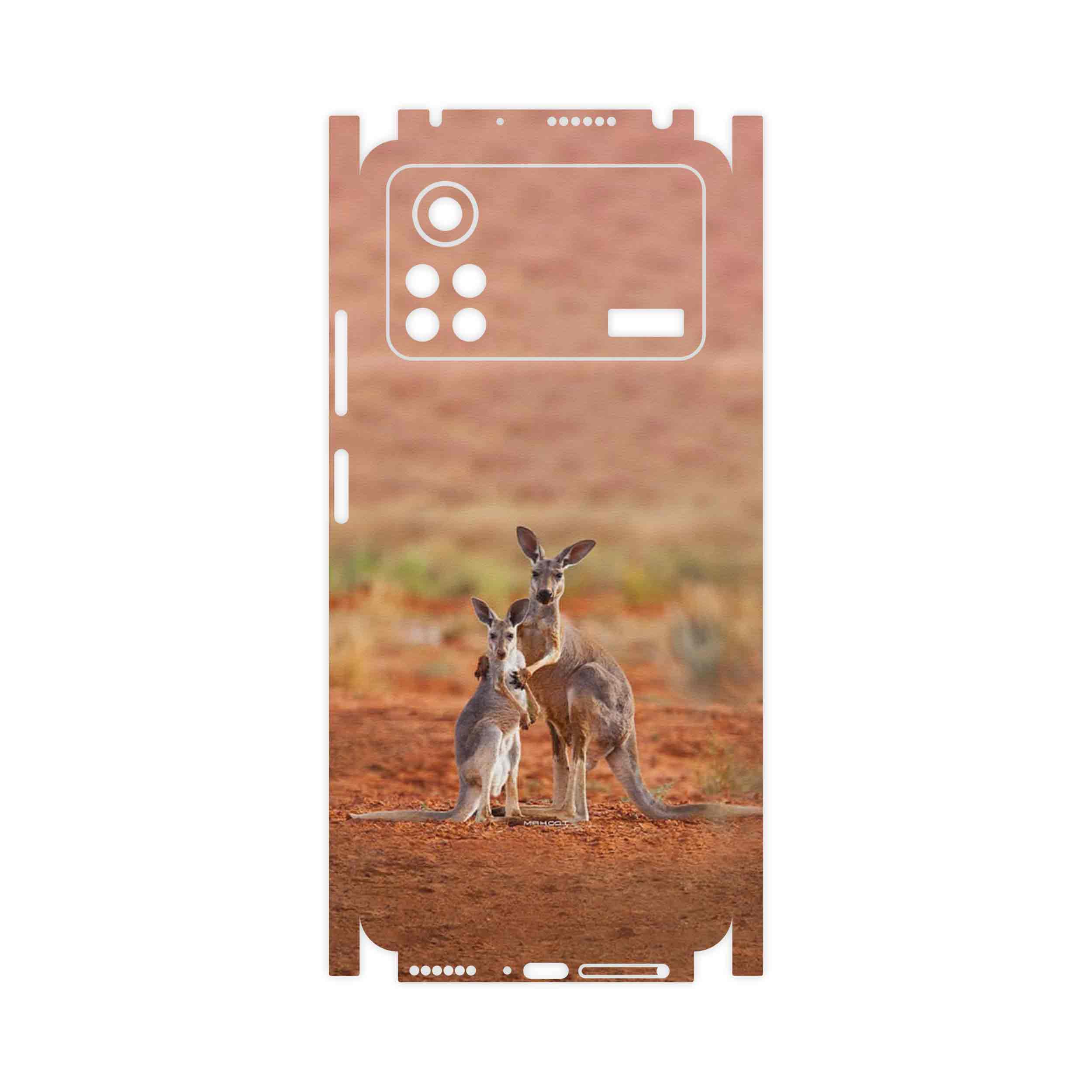 برچسب پوششی ماهوت مدل Kangaroo-FullSkin مناسب برای گوشی موبایل شیائومی Poco X4 Pro 5G