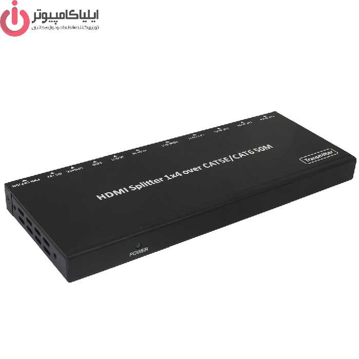اسپلیتر 4 پورت HDMI همراه با 4 عدد گیرنده 50 متری فرانت مدل FARANET FN-V149