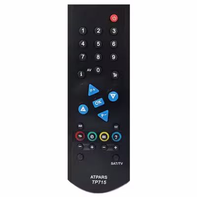 ریموت کنترل تلویزیون مدل TP715