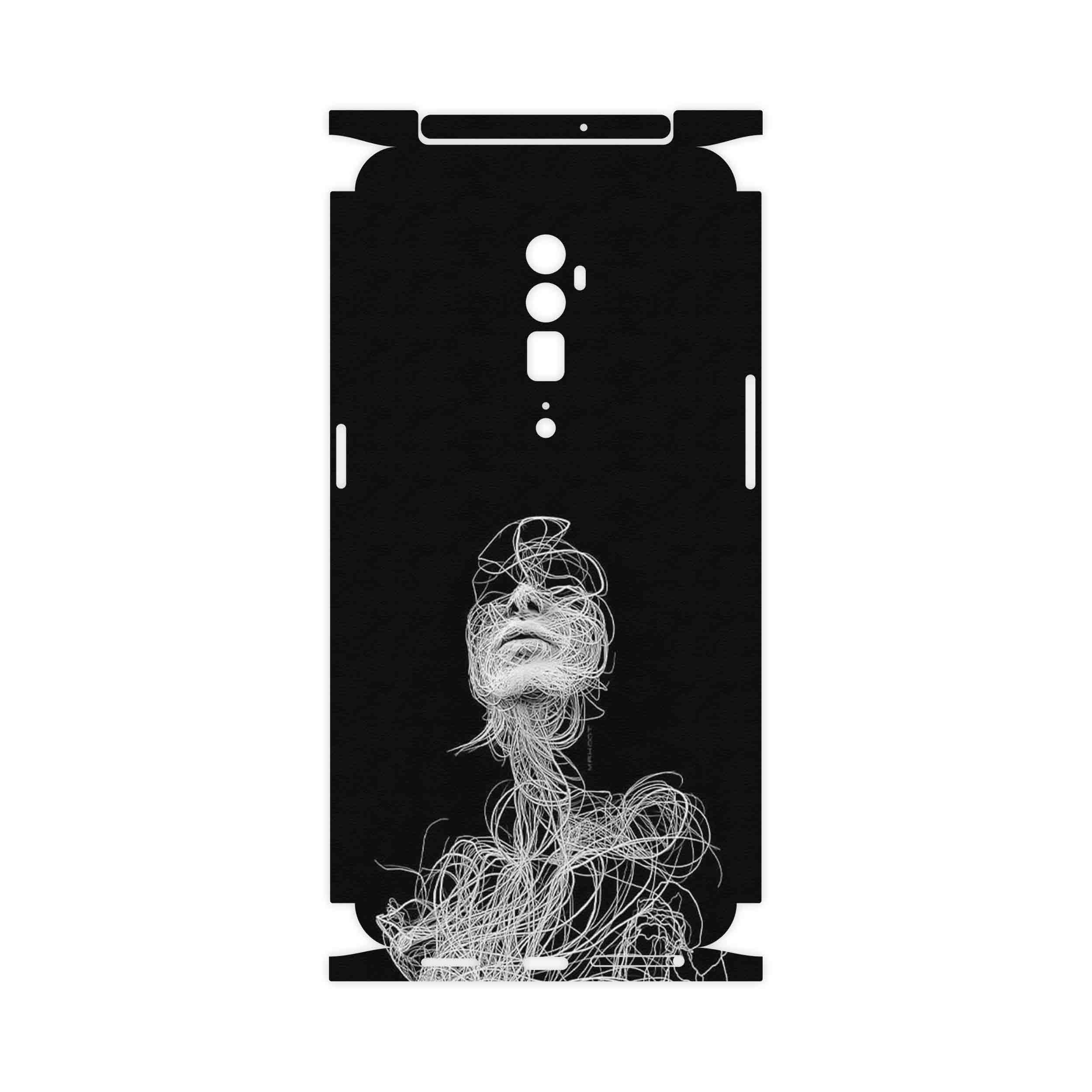 برچسب پوششی ماهوت مدل Strings Digital Art 2-FullSkin مناسب برای گوشی موبایل اپو RENO 10X