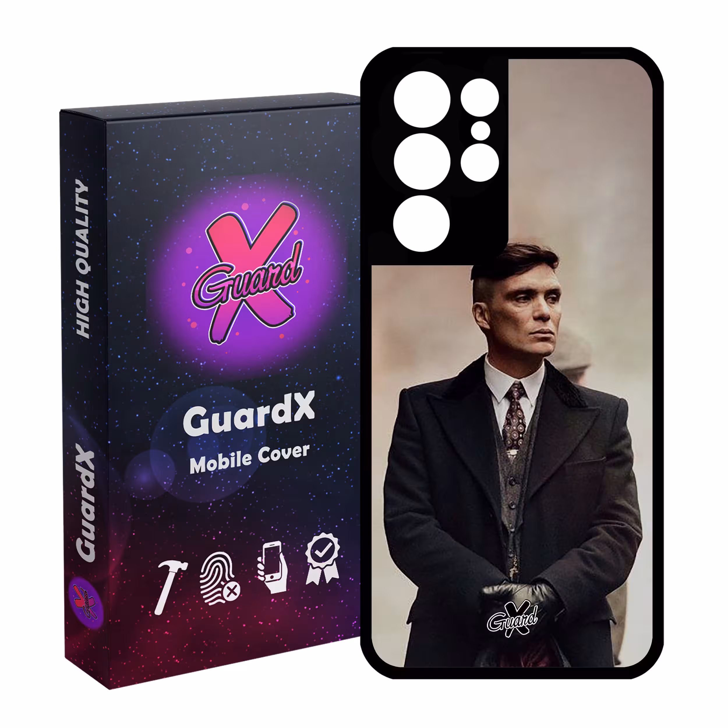 کاور گارد ایکس طرح Peaky Blinders مدل Glass10230 مناسب برای گوشی موبایل سامسونگ Galaxy S21 Ultra