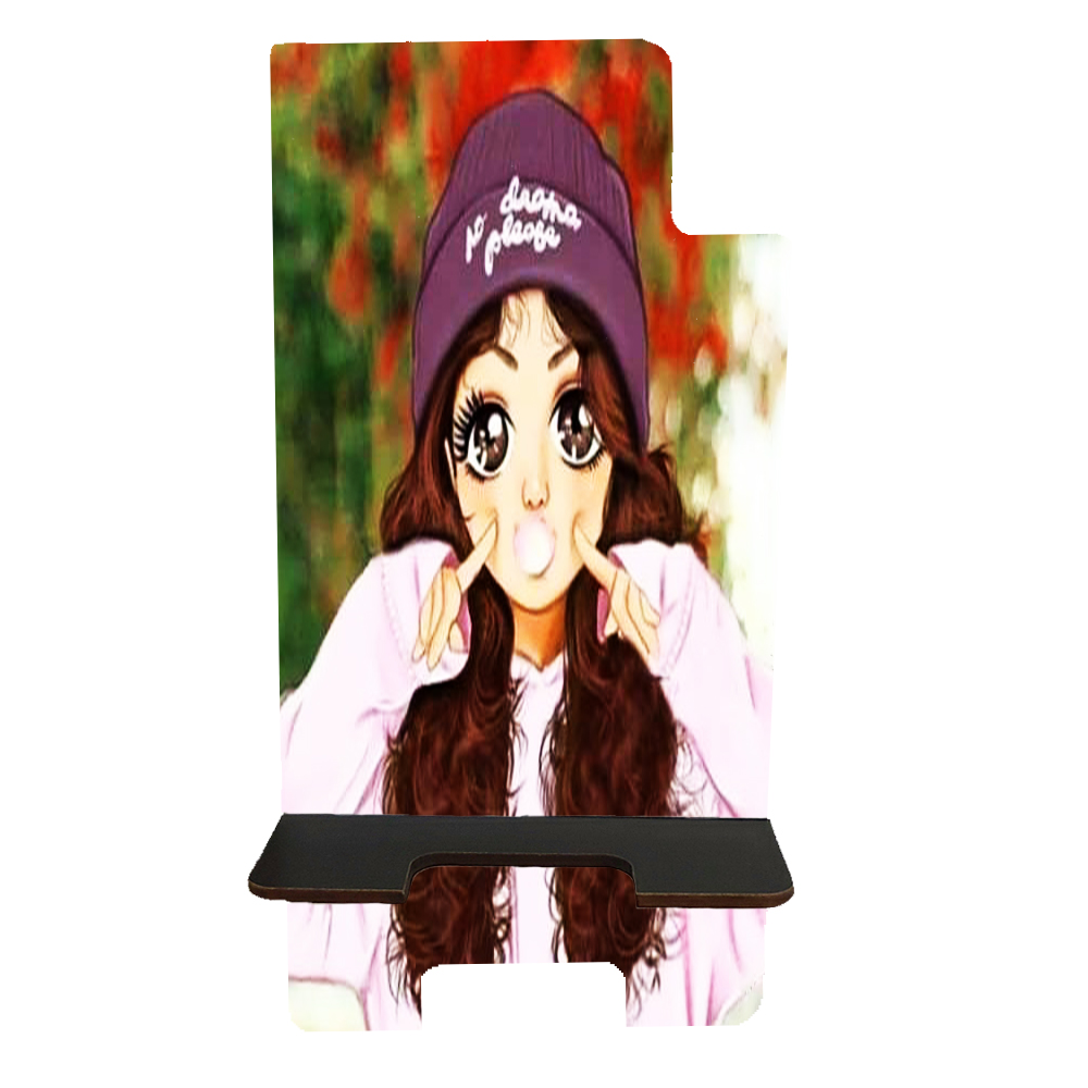 پایه نگهدارنده موبایل طرح دختر رویایی کد hf1