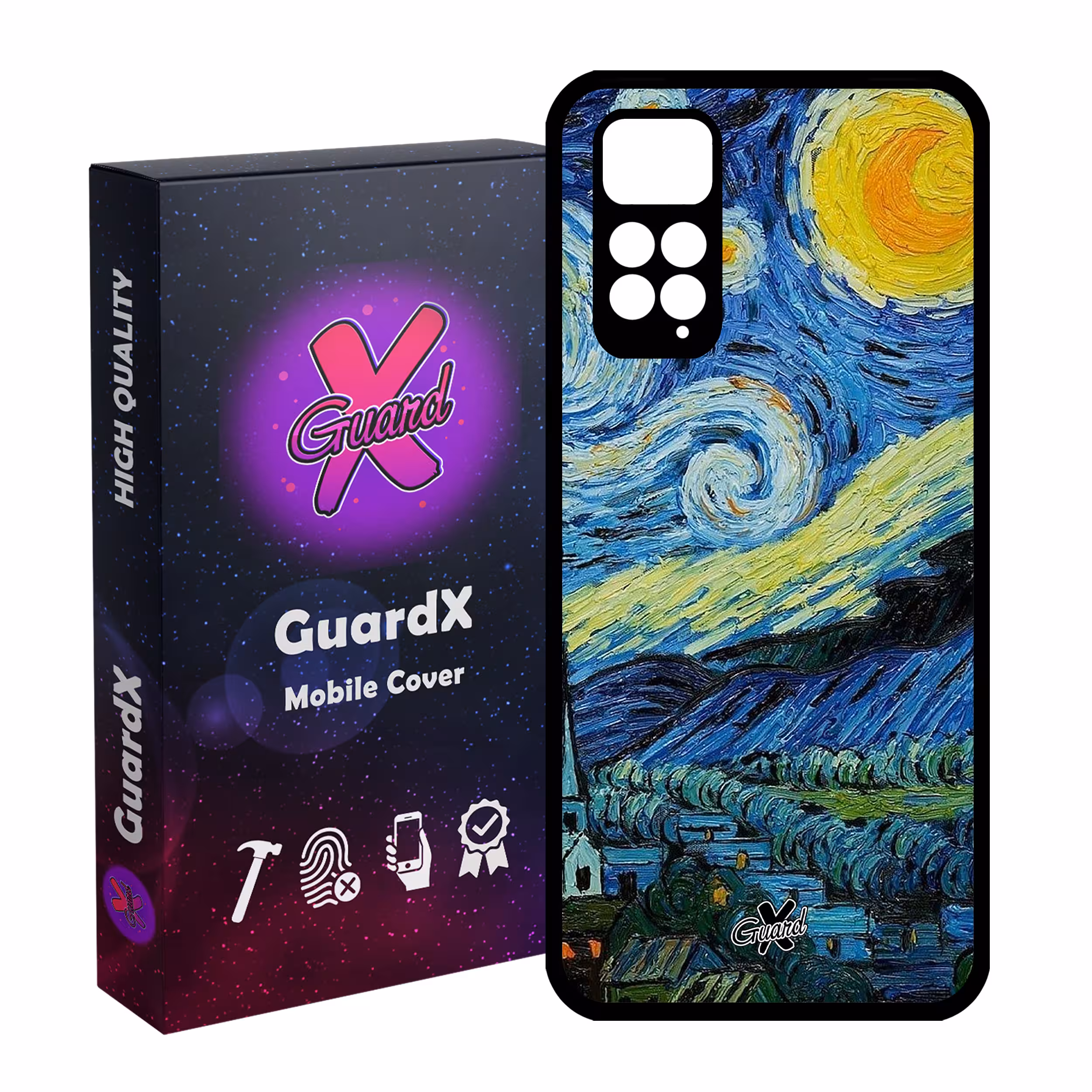 کاور گارد ایکس طرح Art مدل Glass10266 مناسب برای گوشی موبایل شیائومی Redmi Note 11S/ Note 11 4G