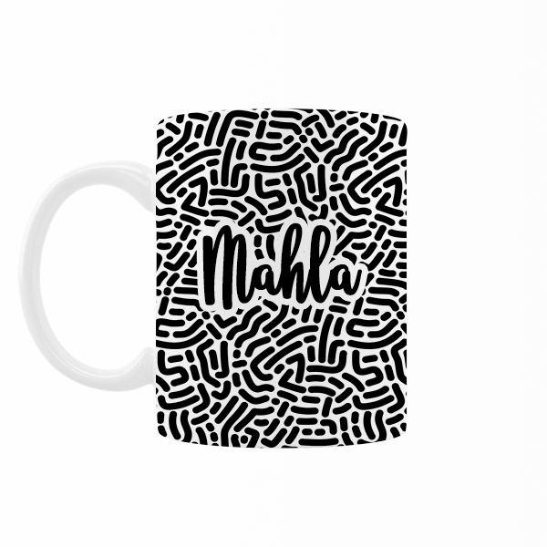 ماگ رژارت مدل اسم مهلا