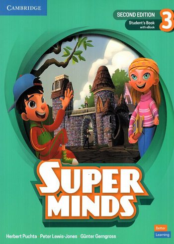 Super Minds 3 (Second Edition) S.B W.B DVD ویرایش جدید (کتاب دانش اموز   کتاب کار CD)