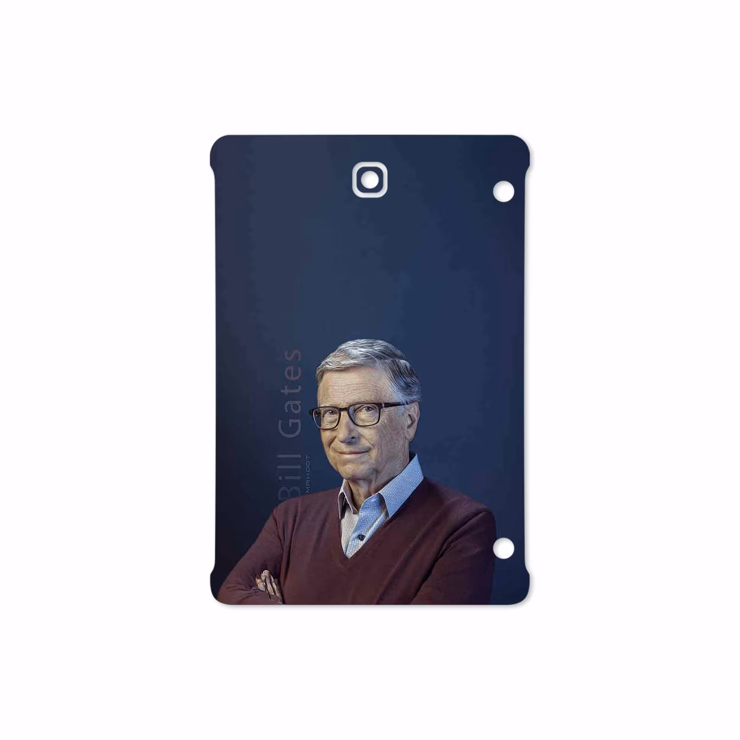 برچسب پوششی ماهوت مدل Bill Gates مناسب برای تبلت سامسونگ Galaxy Tab S2 8.0 2015 T710