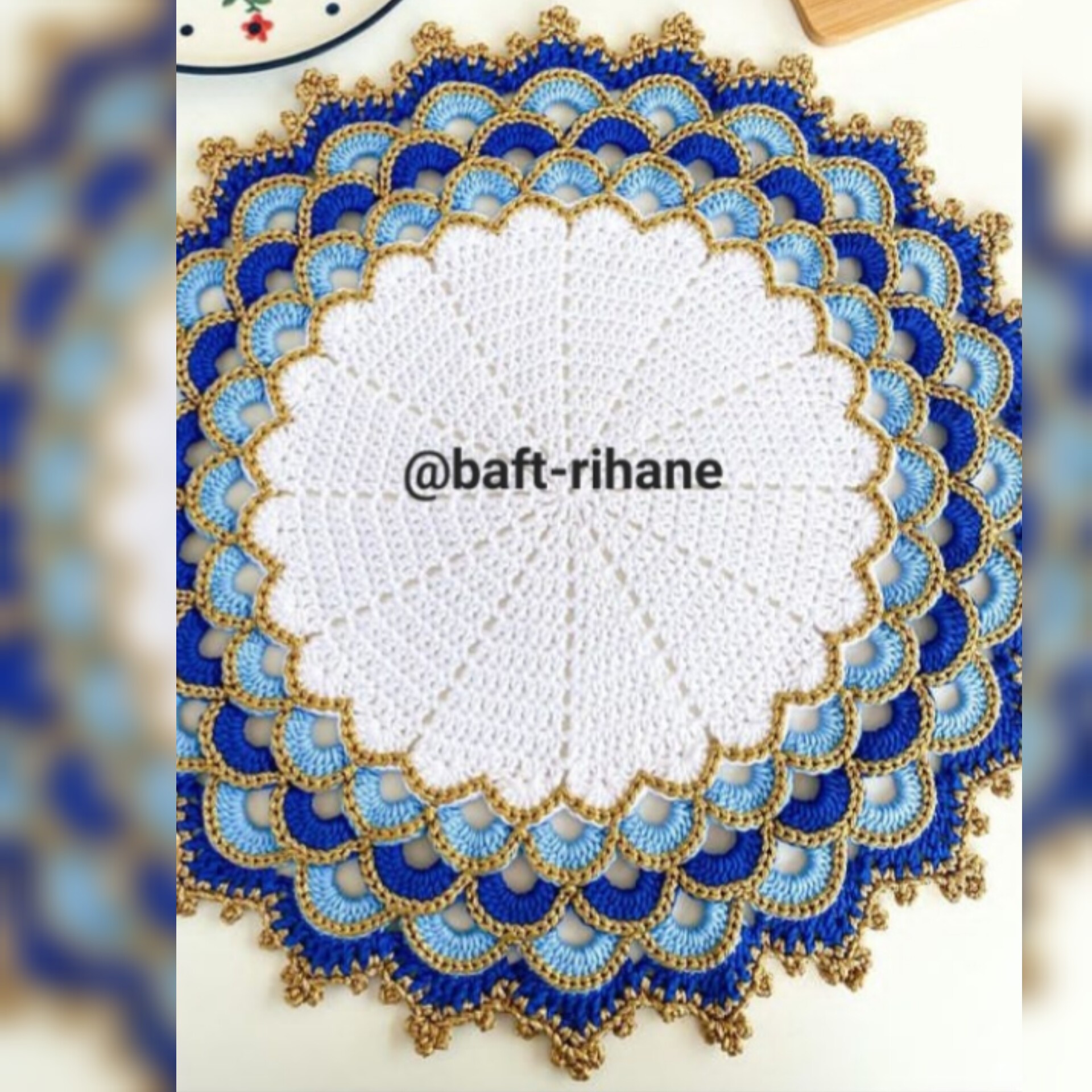 رومیزی  زیبا در ابعاد و رنگ مورد نظر شما