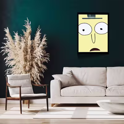 تابلو مدل Rick &amp; Morty کد F-1039