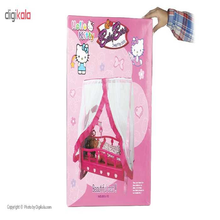 گهواره عروسک بیبی بورن طرح هلو کیتی