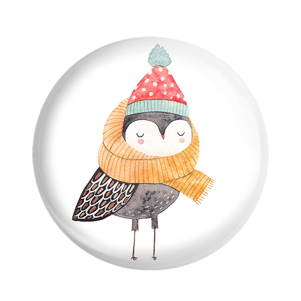 پیکسل خندالو طرح جغد کد 5086