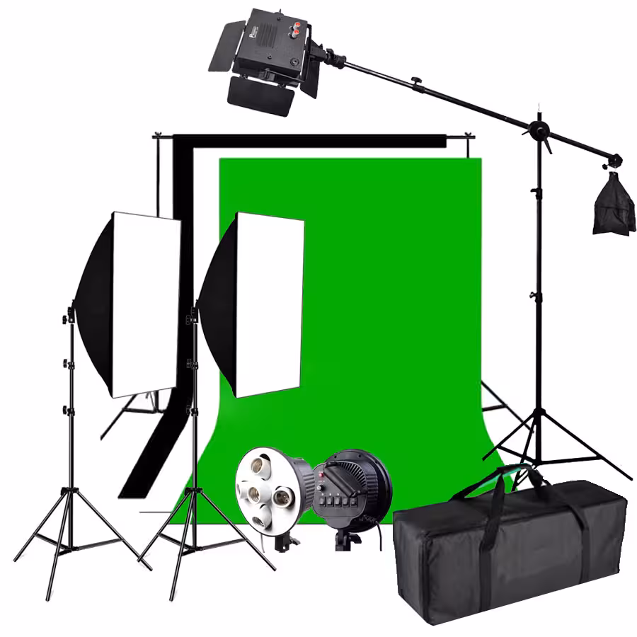کیت حرفه ای تجهیزات نورپردازی برای تولید محتوا A-kit3