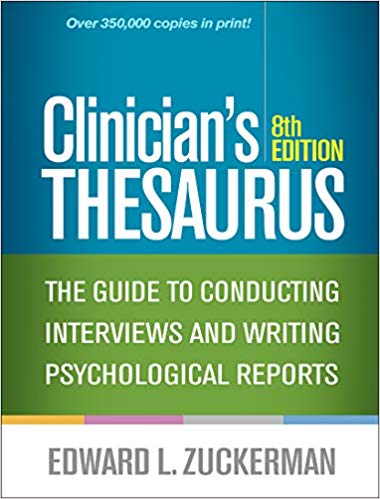 خرید و دانلود نسخه کامل کتاب Clinician&#039;s Thesaurus, The Guide to Conducting Interviews and Writing Psychological Reports 8th Edition