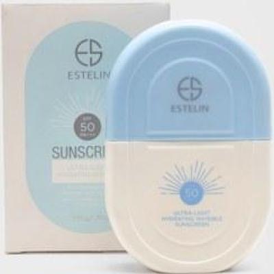 کرم ضد آفتاب بی رنگ استلین مدل spf 50 حجم 50 میل