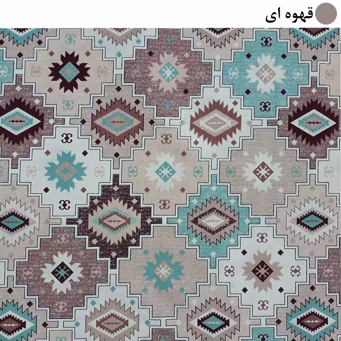 ملحفه سندس مدل روانداز طرح فیروزه کد F645 سایز 220x200 سانتی متر