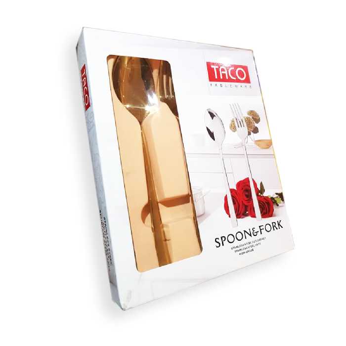 سرویس قاشق و چنگال 12 پارچه تاکو مدل دونا