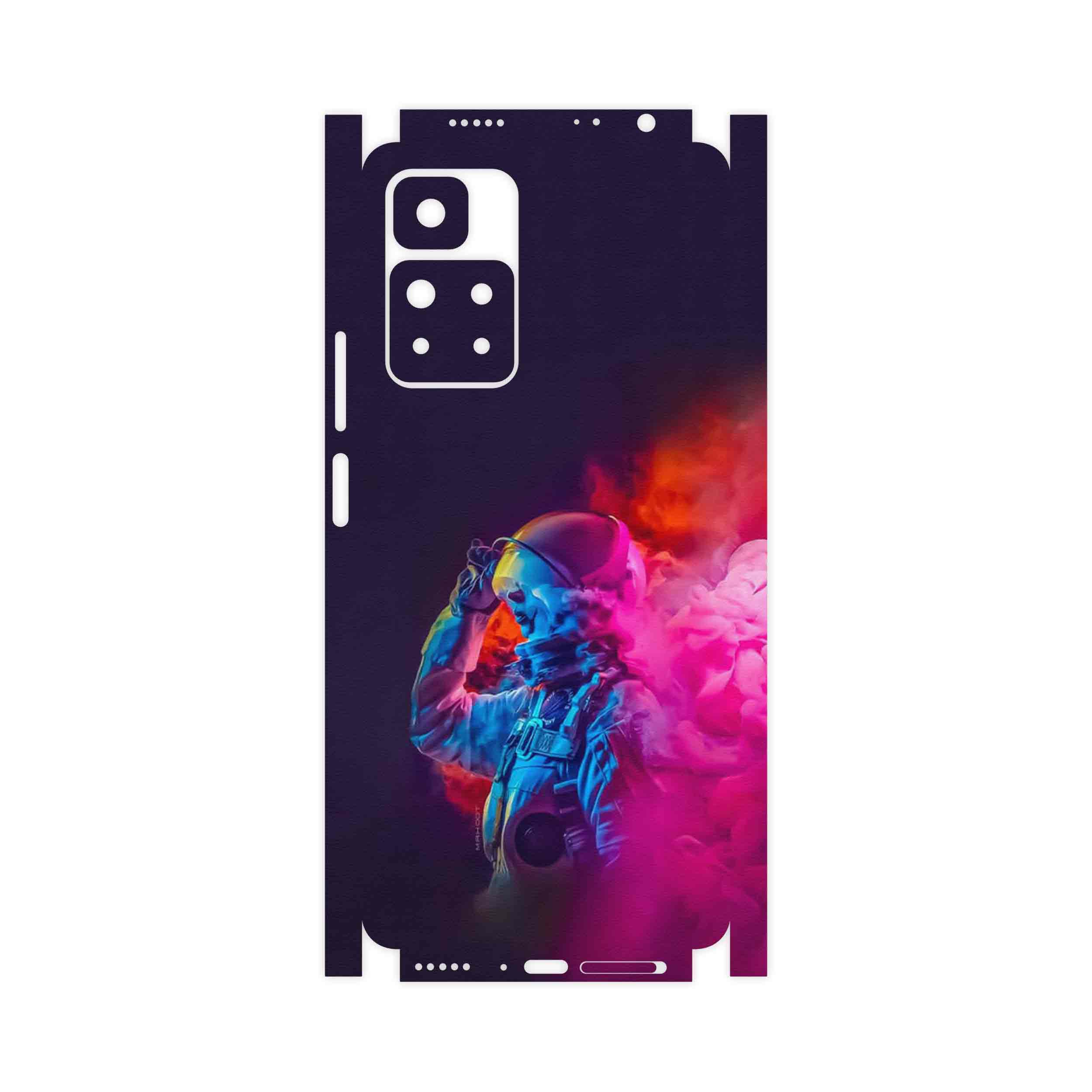 برچسب پوششی ماهوت مدل Smoke Rainbow Digital Art 1-FullSkin مناسب برای گوشی موبایل شیائومی Redmi Note 11 Pro Plus 5G