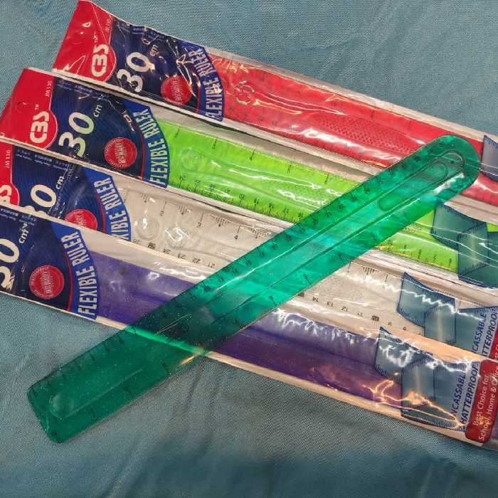 خط کش ژله ای 30 سانتی  سی بی اس (CBS)