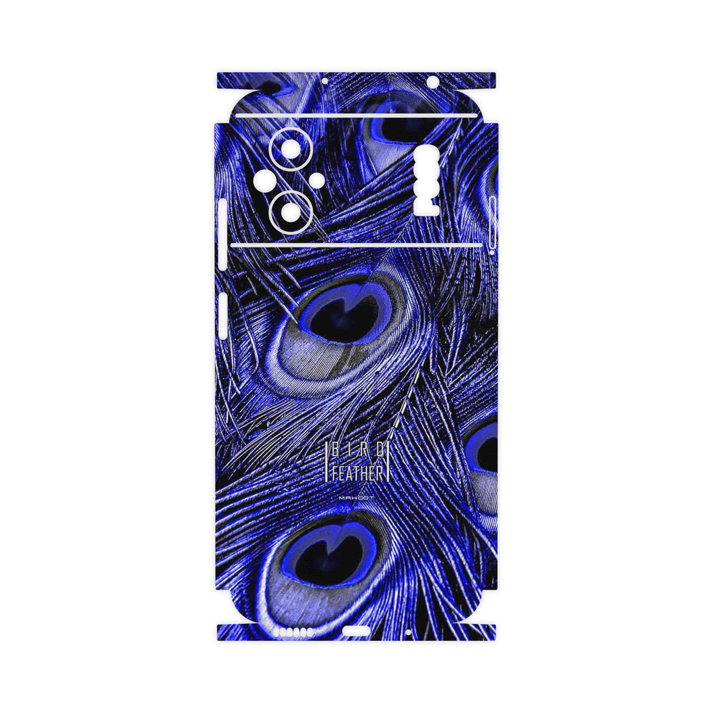 برچسب پوششی ماهوت مدل Purple Feather-FullSkin مناسب برای گوشی موبایل شیائومی Poco M5