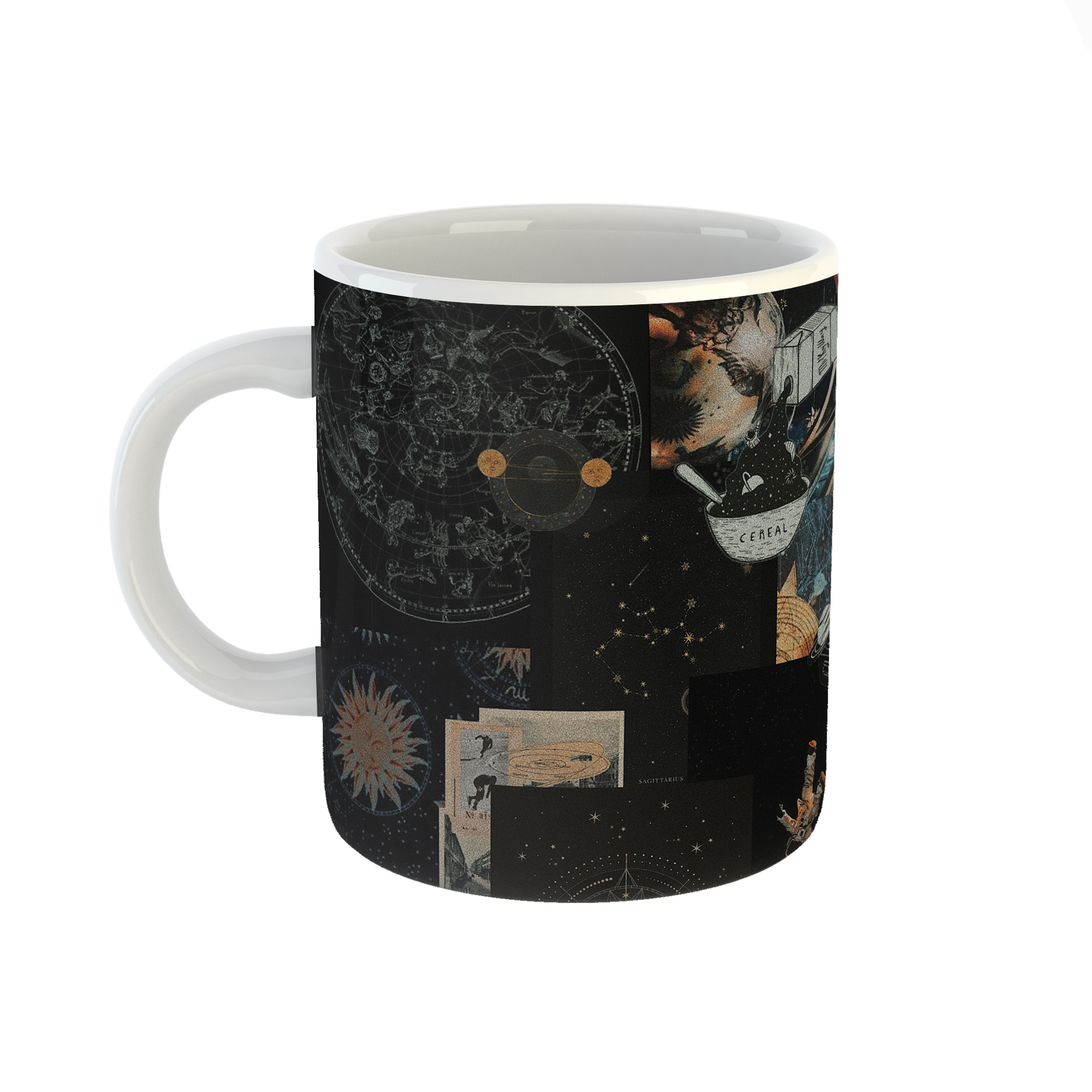 ماگ  طرح گرافیکی والپیپر فضایی کد 232