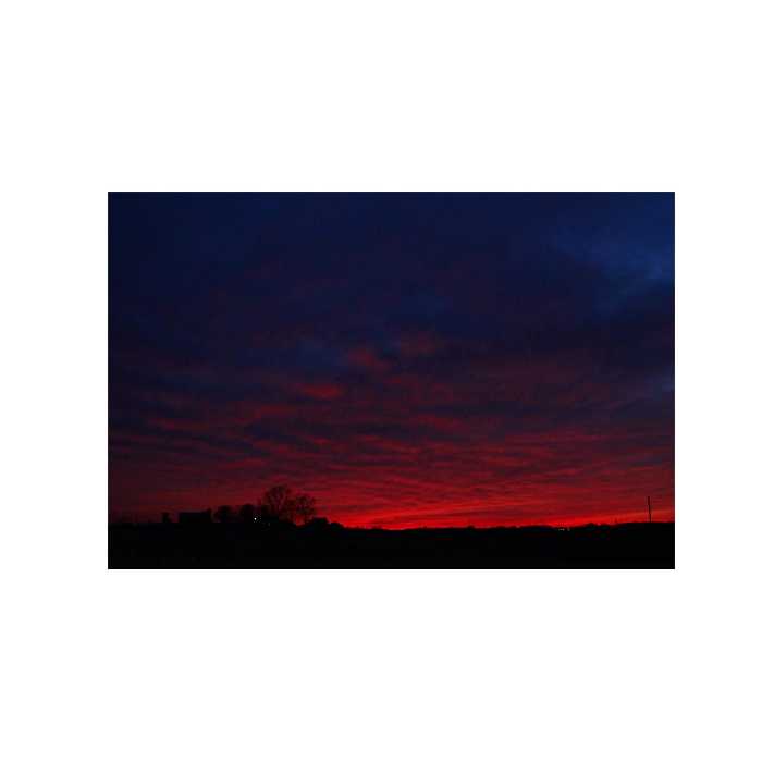 تابلو شاسی طرح غروب کد 6048