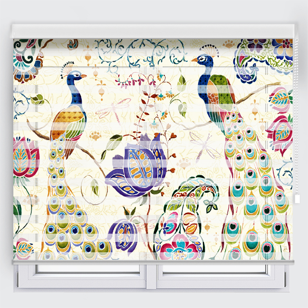 پرده زبرا مدل TD-63 سایز 135x180 سانتی متر