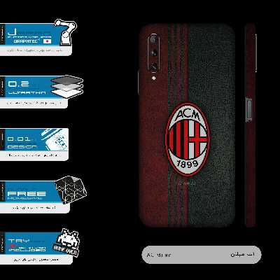 برچسب پوششی ماهوت مدل AC-Milan-FC-FullSkin مناسب برای گوشی موبایل هوآوی Y9S