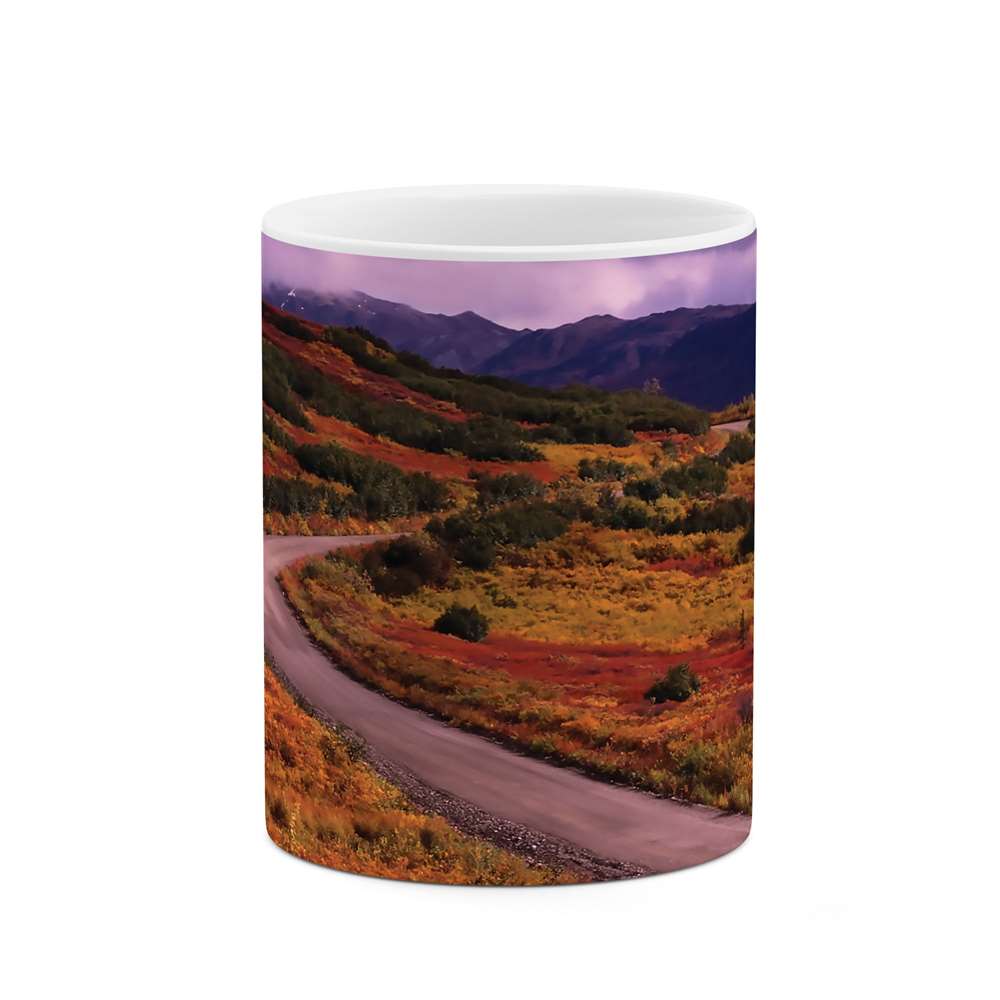 ماگ طرح جاده پاییزی مدل mgs07904