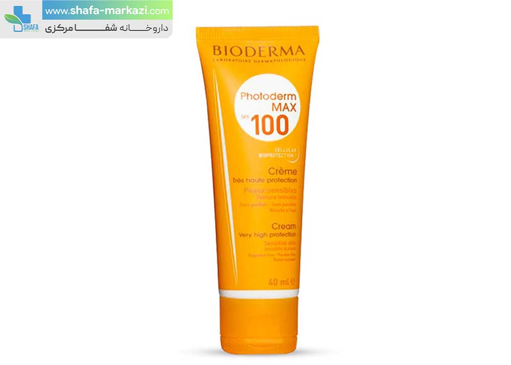 کرم ضد آفتاب رنگی بژ تیره فتودرم مکس SPF 100 بایودرما | Bioderma photoderm max tinted cream SPF 100