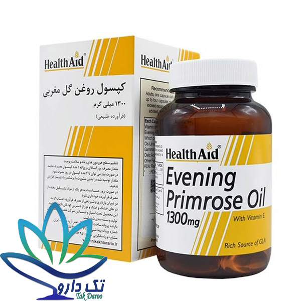 کپسول روغن گل مغربی 1300میلی گرم هلث اید 30 عددی