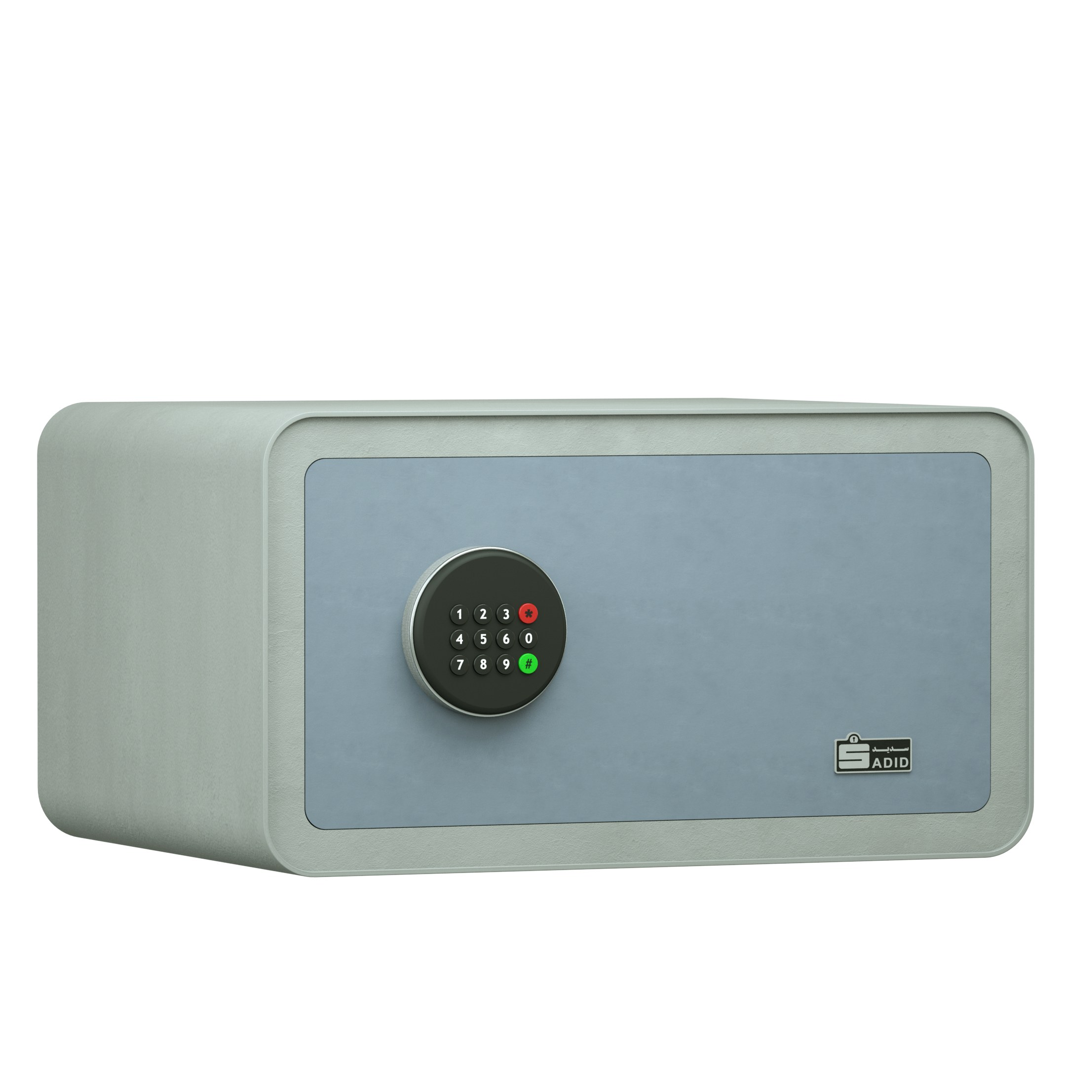 گاوصندوق خانگی ضدسرقت الکترونیکی سدید مدل سیف باکس 470W رنگ طوسی