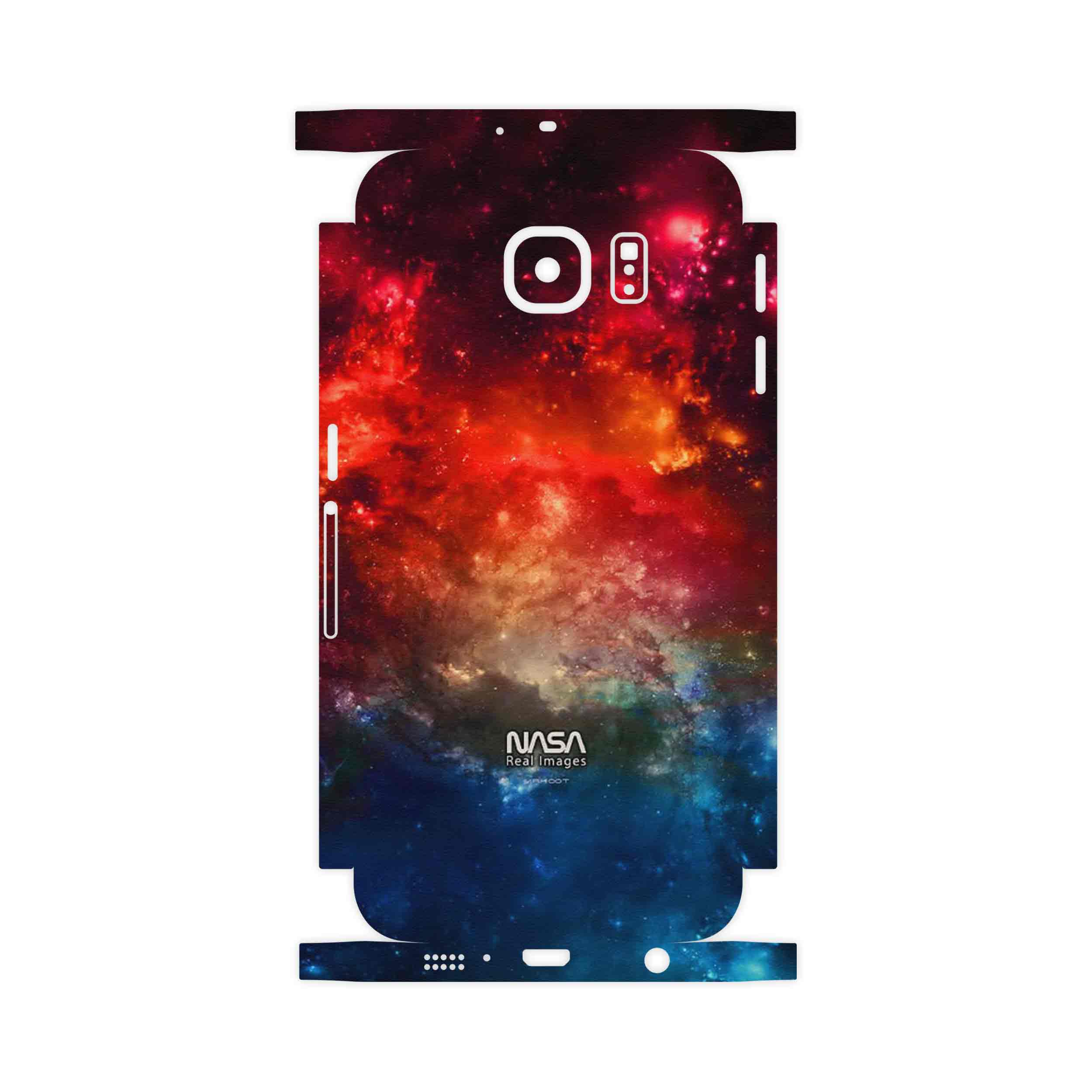 برچسب پوششی ماهوت مدل Universe b NASA 8-FullSkin مناسب برای گوشی موبایل سامسونگ Galaxy S6 Edge