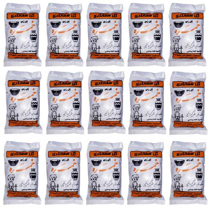 گل سفالگری مدل ARYA کد 251 مجموعه 15 عددی