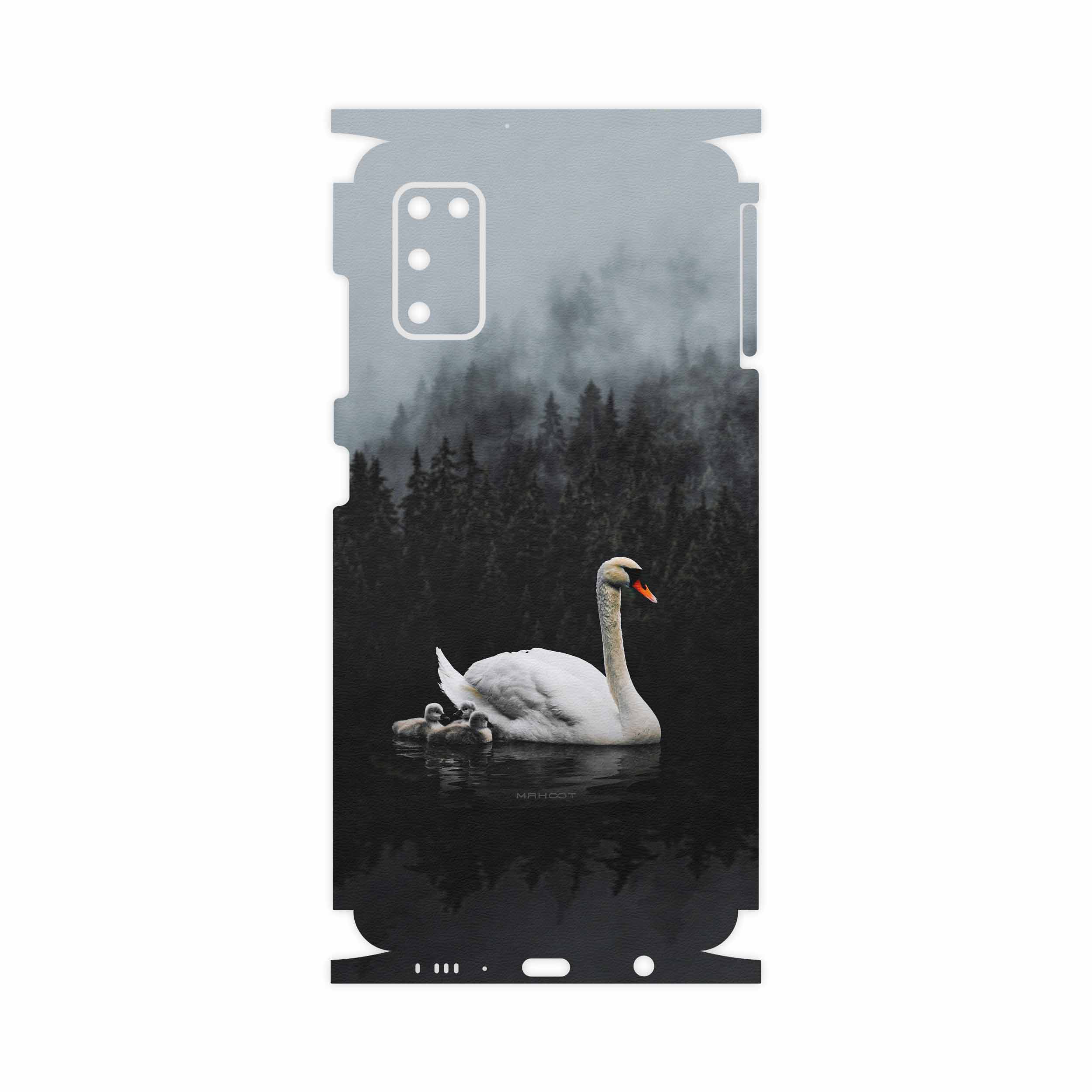 برچسب پوششی ماهوت مدل Swan Lake-FullSkin مناسب برای گوشی موبایل سامسونگ Galaxy A41