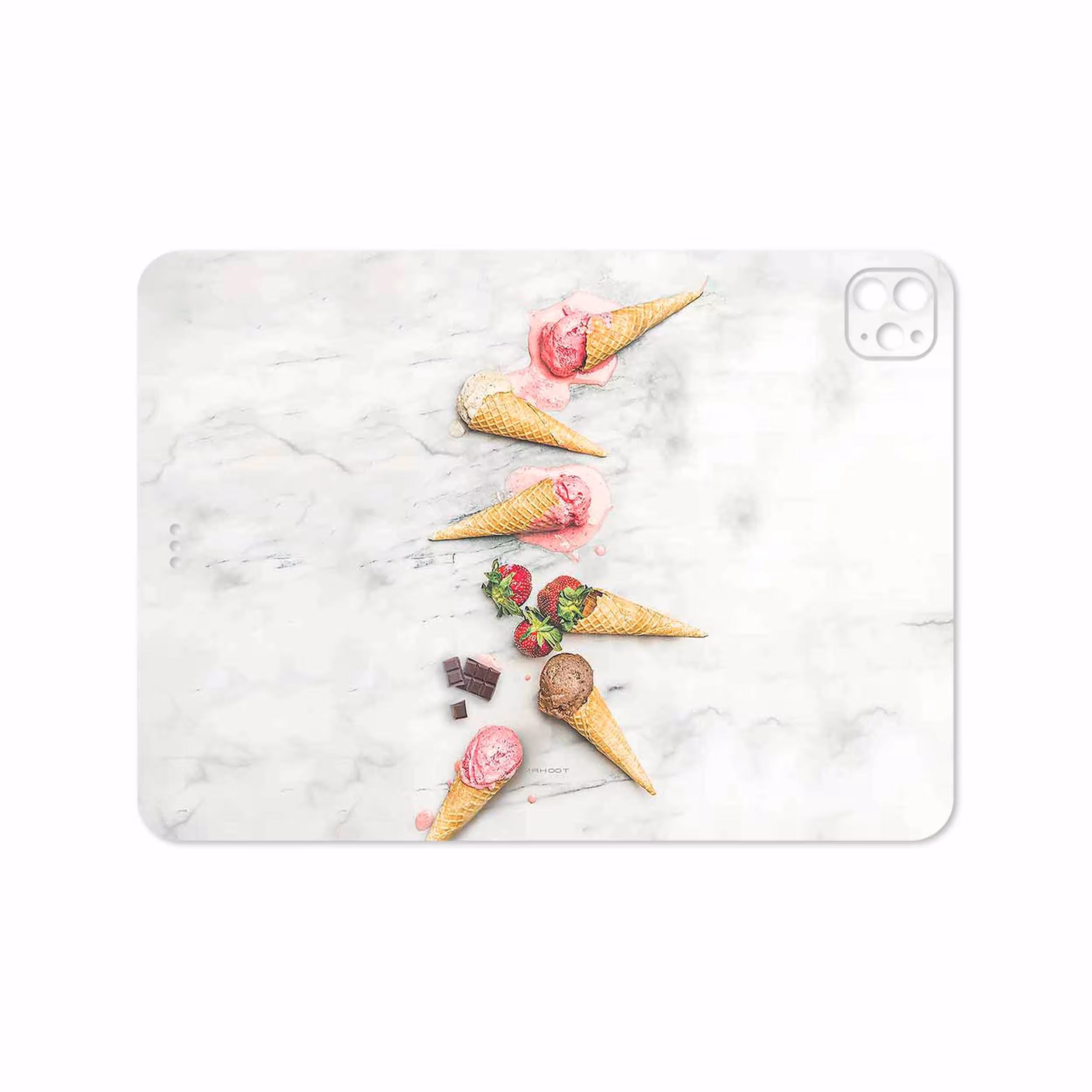 برچسب پوششی ماهوت مدل Funnel ice cream مناسب برای تبلت اپل iPad Pro 11 (GEN 2) 2020 A2228