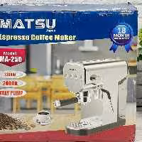 اسپرسو ساز ژاپنی 1360 وات 20 بار پمپ ایتالیایی ماتسو ma250