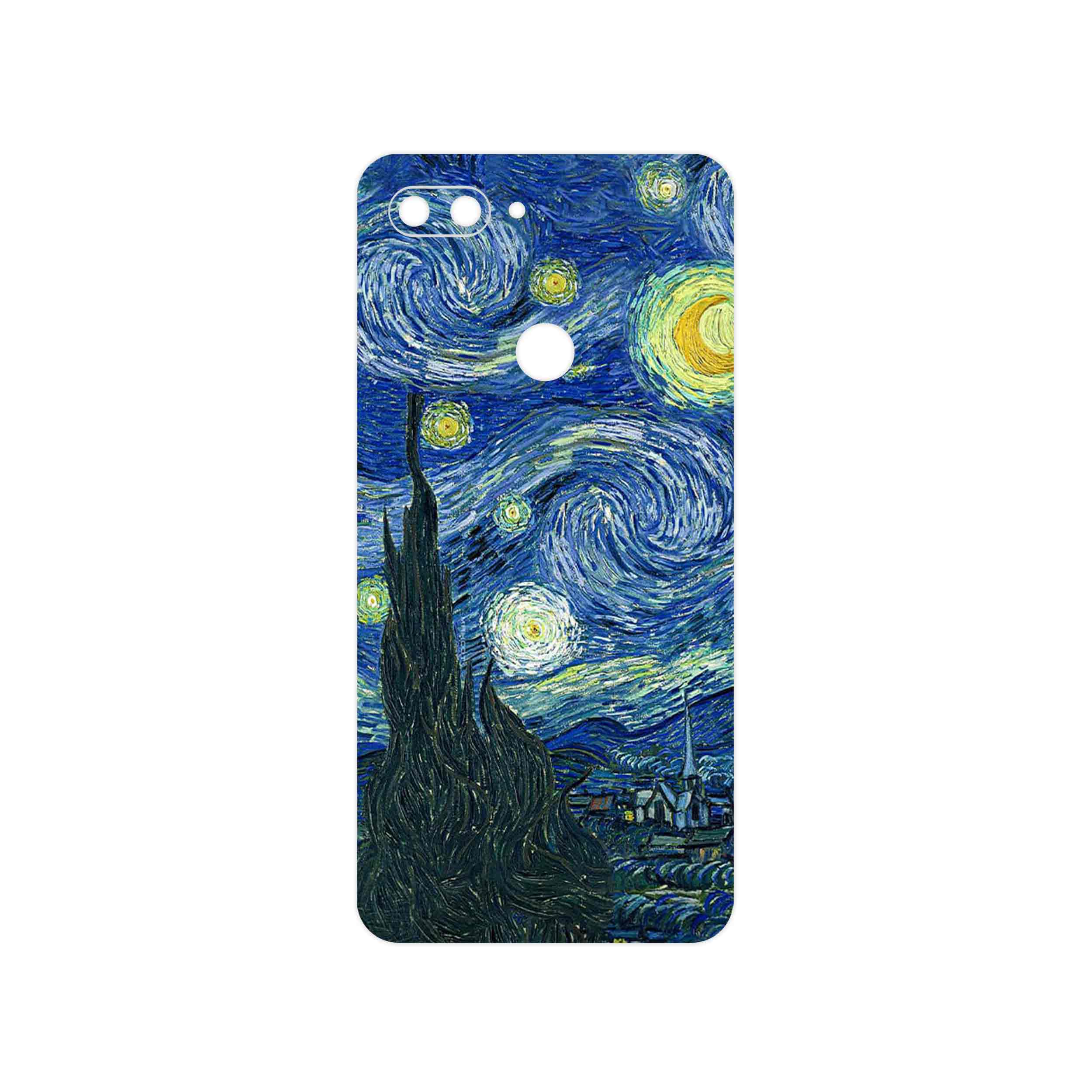 برچسب پوششی ماهوت مدل The Starry Night of van Gogh مناسب برای گوشی موبایل شیائومی Mi 8 Lite